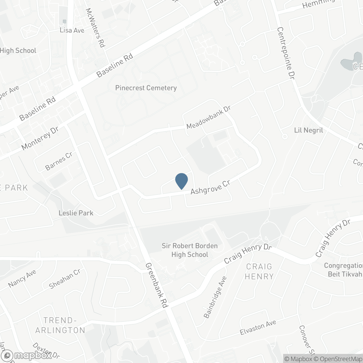 12 BRADGATE DRIVE, Ottawa, Ontario K2G 0R6